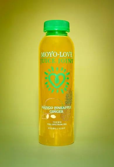 Mango Pineapple Ginger Full-Spectrum CBD juice drink 100 mg